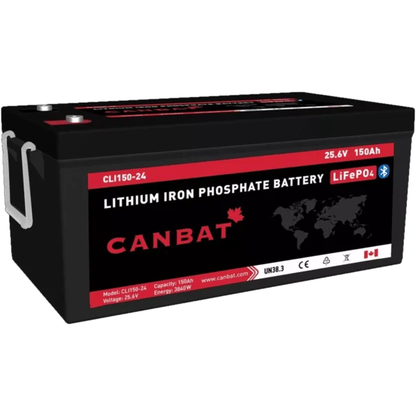 CANBAT - 24V 150Ah Lithium Battery (LifePO4) CLI150-24