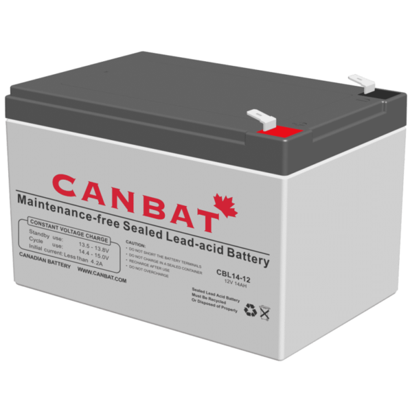 CANBAT - 12V 14AH SLA Battery CBL14-12