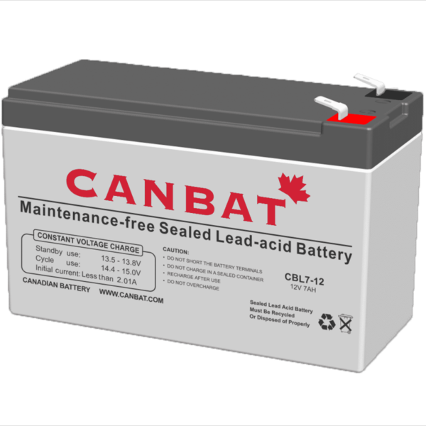 CANBAT - 12V 7AH SLA Battery CBL7-12
