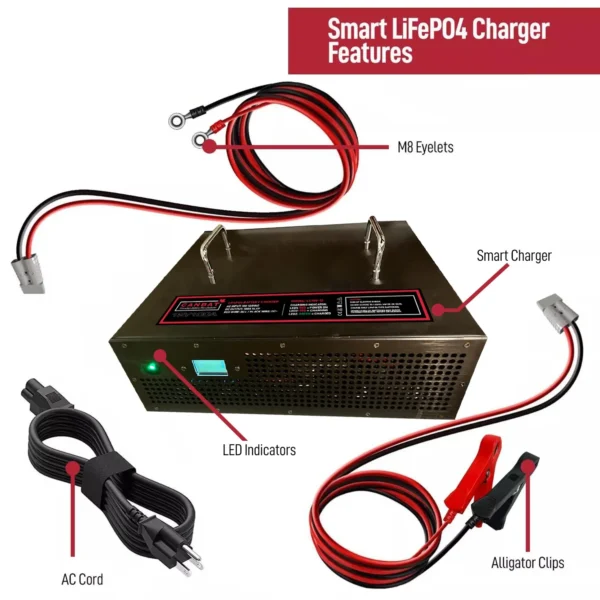 CANBAT - 12V 100A Lithium Battery Charger (LIFEPO₄) LC100-12