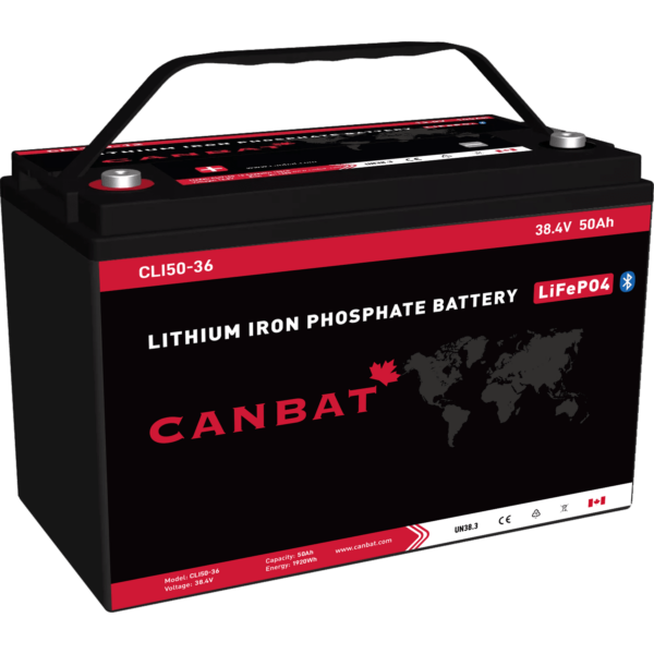 CANBAT - 36V 50Ah Lithium Battery (LIFEPO4) CLI50-36