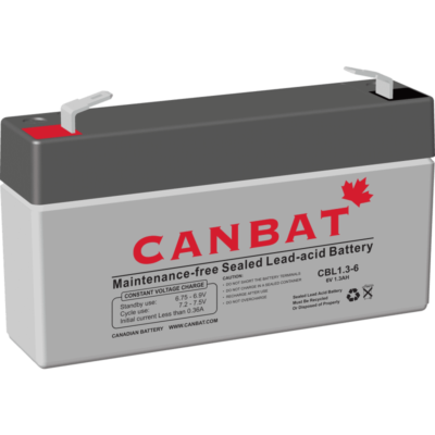 CANBAT - 6V 1.3AH SLA Battery