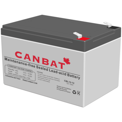 CANBAT - 12V 12AH SLA Battery