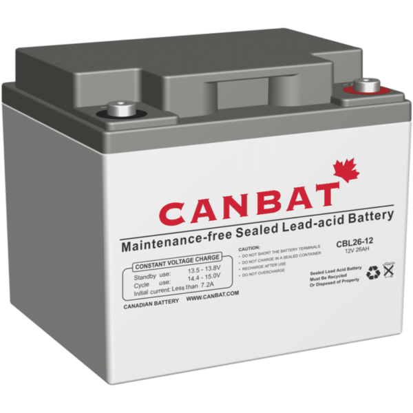 CANBAT - 12V 2.2AH SLA Battery CBL26-12