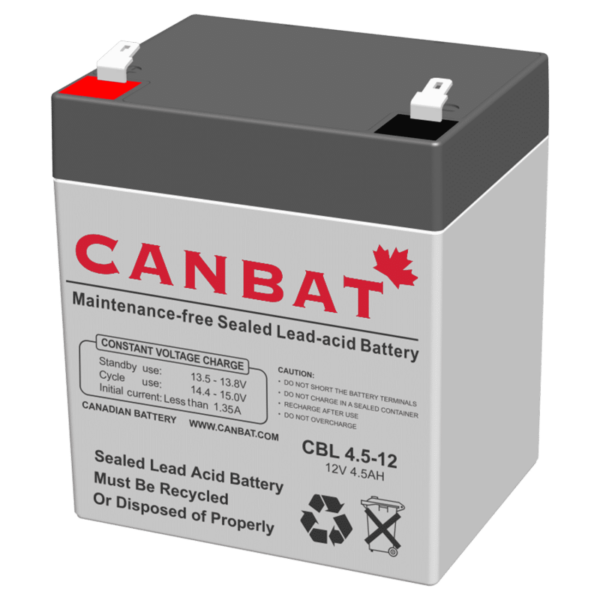 CANBAT - 12V 4.5AH SLA Battery CBL4.5-12