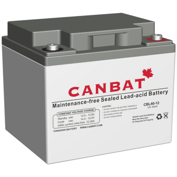 CANBAT - 12V 40AH SLA Battery CBL40-12