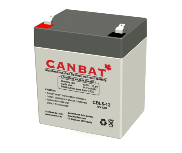CANBAT - 12V 5AH SLA Battery CBL5-12