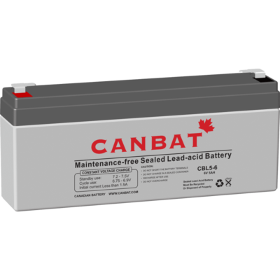 CANBAT - 6V 5AH SLA Battery
