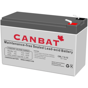 CANBAT - 12V 7.2AH SLA Battery