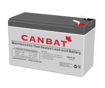 CANBAT - 12V 8AH SLA Battery