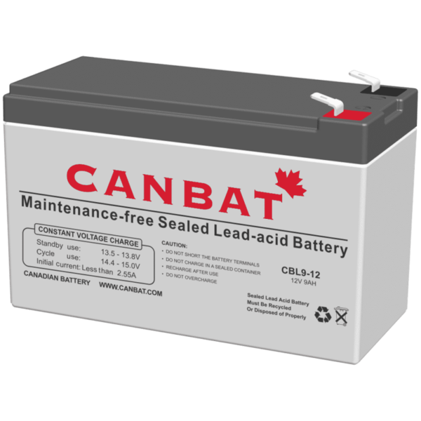 CANBAT - 12V 9AH SLA Battery CBL9-12