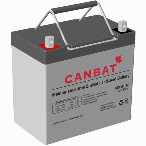CANBAT - 12V 55AH SLA Battery CDC55-12