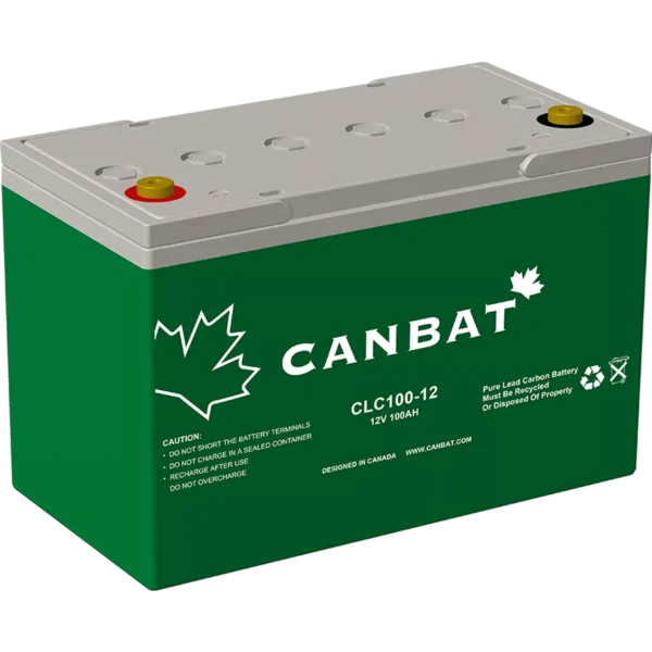CANBAT - 12V 100Ah Lead Carbon Deep Cycle Battery CLC100-12