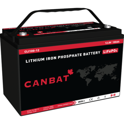 CANBAT - 12V 100AH Lithium Battery (LifePO4)