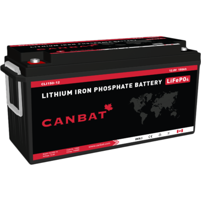 CANBAT - 12V 150AH Lithium Battery (LifePO4)