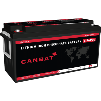 CANBAT - 12V 150AH Cold Weather Lithium Battery (LifePO4)