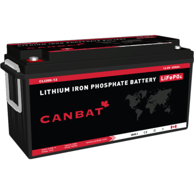 CANBAT - 12V 200AH Lithium Battery (LifePO4)