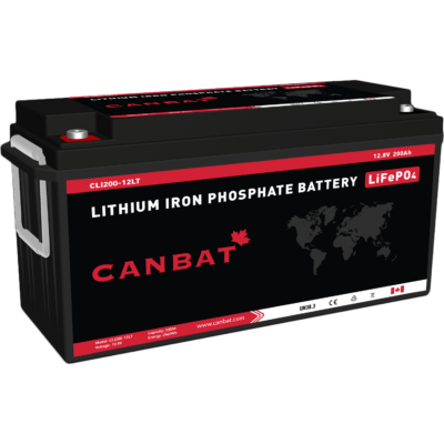CANBAT - 12V 200AH Cold Weather Lithium Battery (LifePO4)