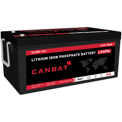 CANBAT - 12V 300AH Cold Weather Lithium Battery (LifePO4)