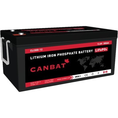 CANBAT - 12V 300AH Lithium Battery (LifePO4)