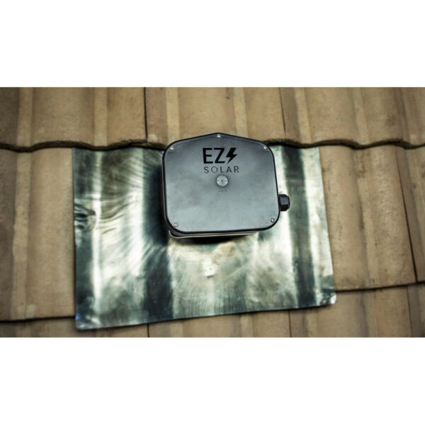 EZ Solar – JB-2 PV Junction Box Tile Roofs with Deck Flashing JB-2
