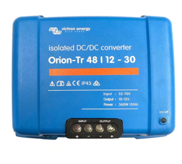 Victron Energy - Orion-Tr Isolated 48V/12V 30A DC-DC Converter ORI481240110