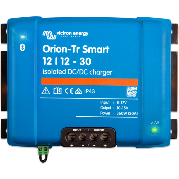 Victron Energy - Orion-Tr Smart Isolated 12V 30A DC to DC Charger ORI121236120