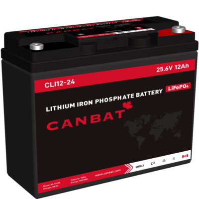CANBAT - 24V 12Ah Lithium Battery