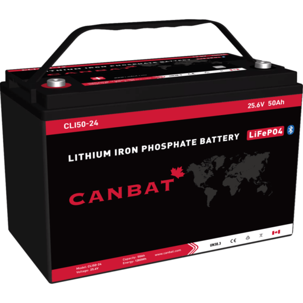 CANBAT - 24V 50Ah Lithium Battery CLI50-24
