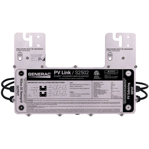 Generac - PV LINK DC Optimizer 2500W MC4 - APKE00010 PV-LINK-2500